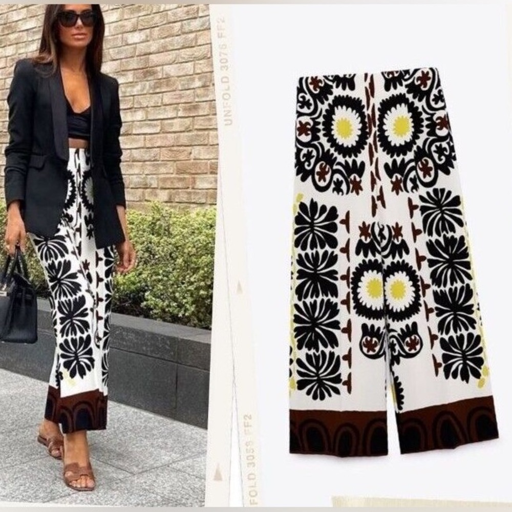 ZARA Printed Culottes